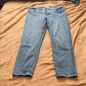 Abercrombie & Fitch Light Blue Straight Leg Jeans